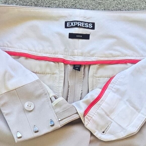 Express Editor Pants Trousers Beige Cream - Picture 5 of 5